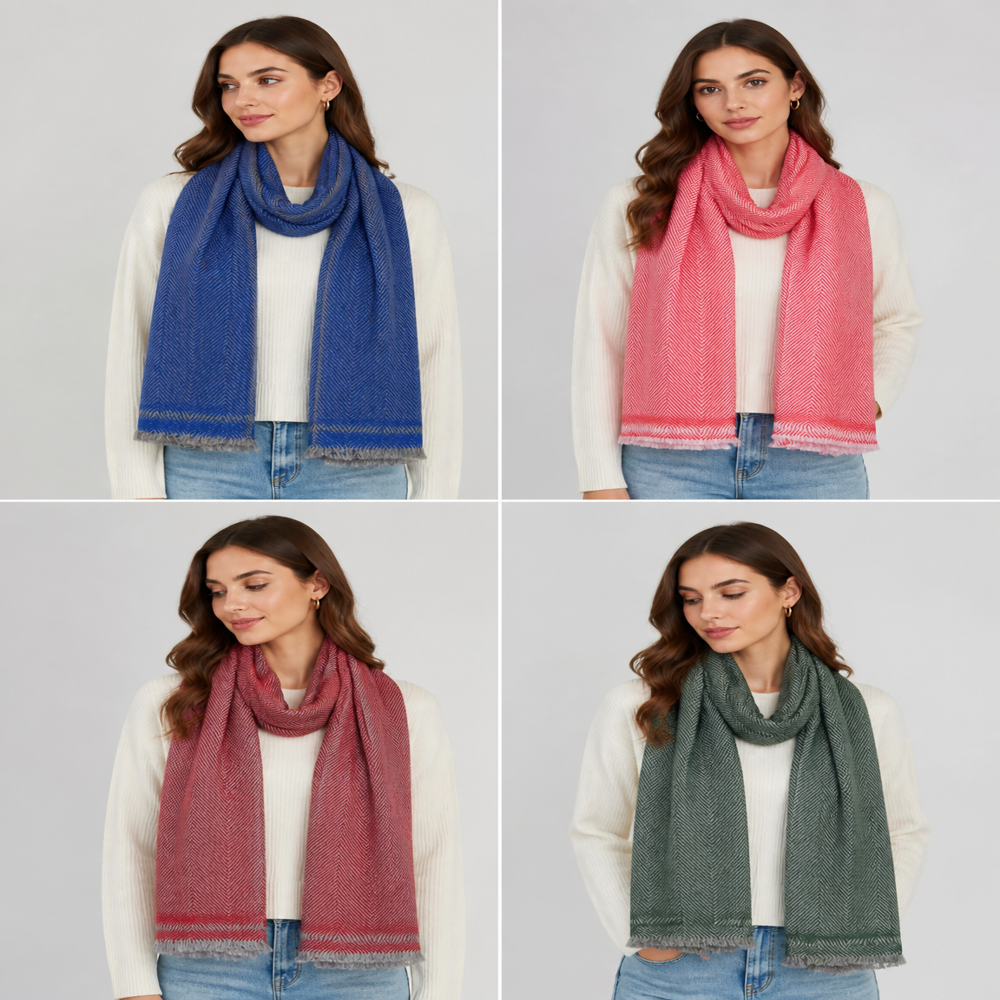 Cashmere feel super soft  2 Ply Stoles