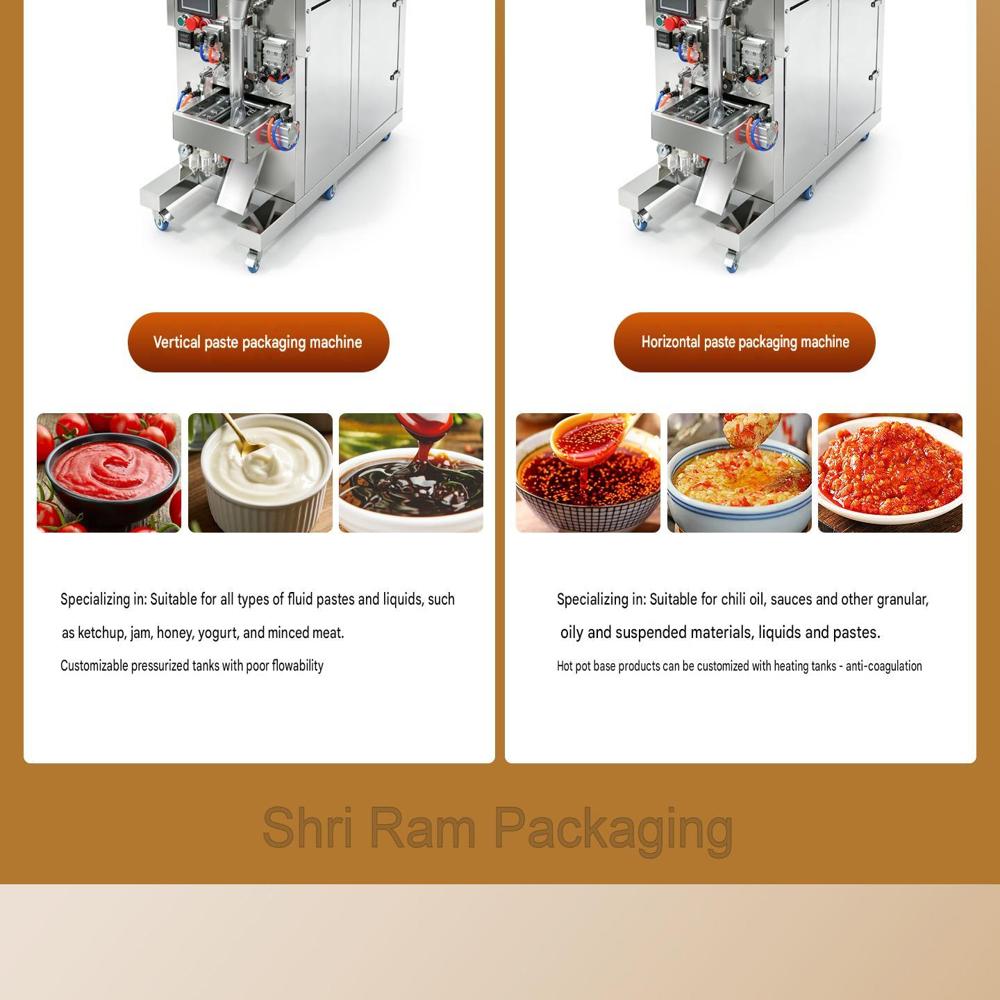 Penumatic Paste Pouch Packing With Stirrer Hopper - Application: Suitable For Ketup
