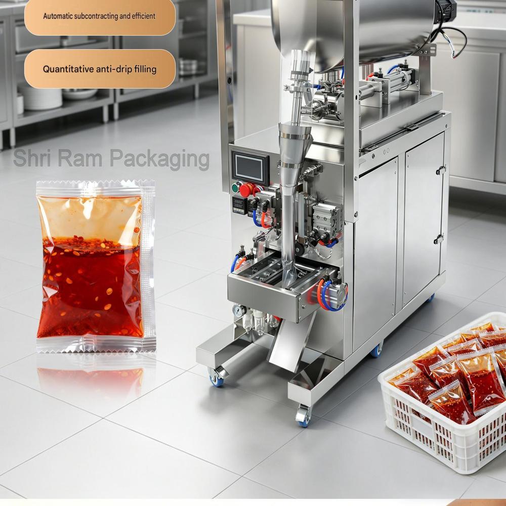 Penumatic Paste Pouch Packing With Stirrer Hopper - Application: Suitable For Ketup
