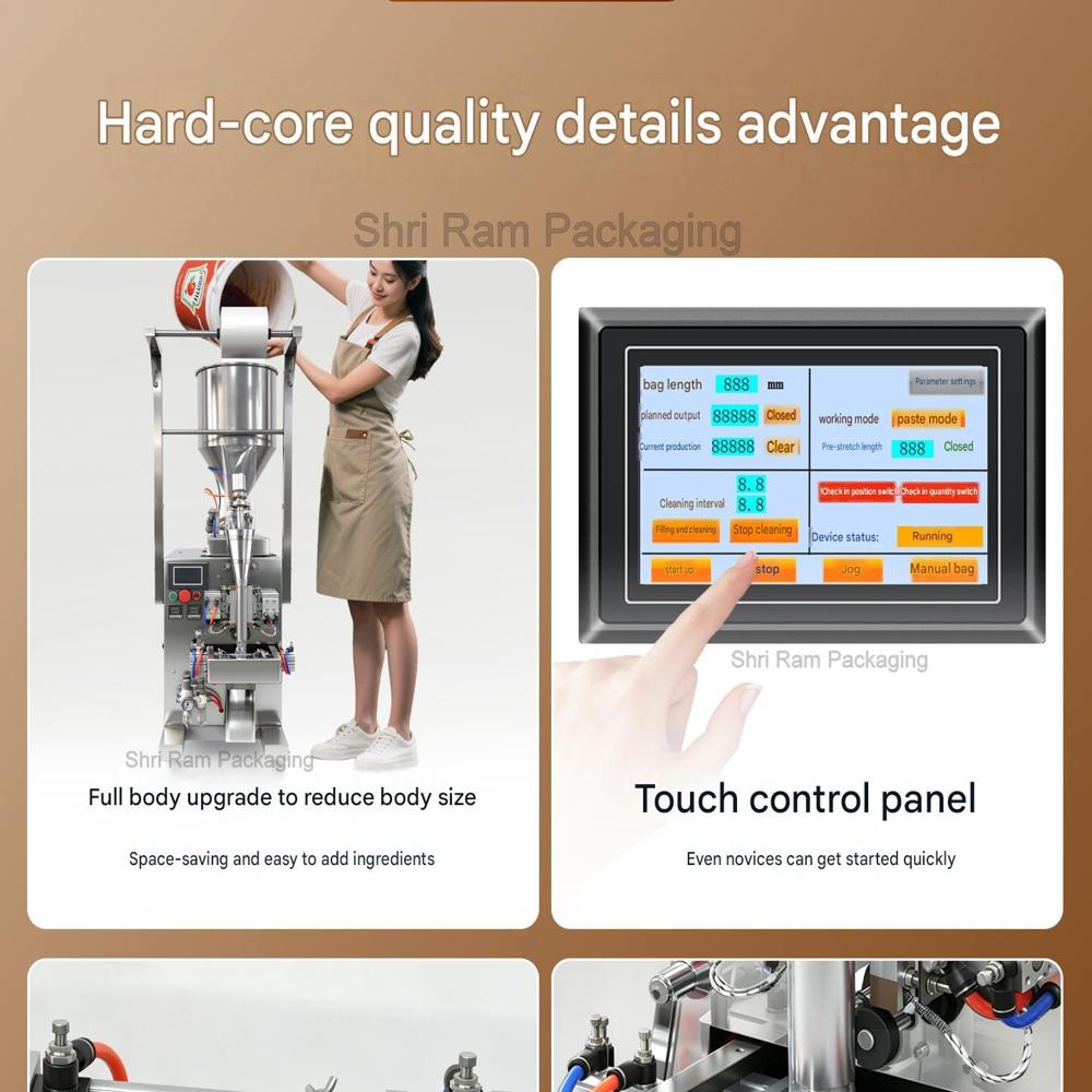 Penumatic Paste Liquid Pouch Packing Machine - Automatic Grade: Automatic