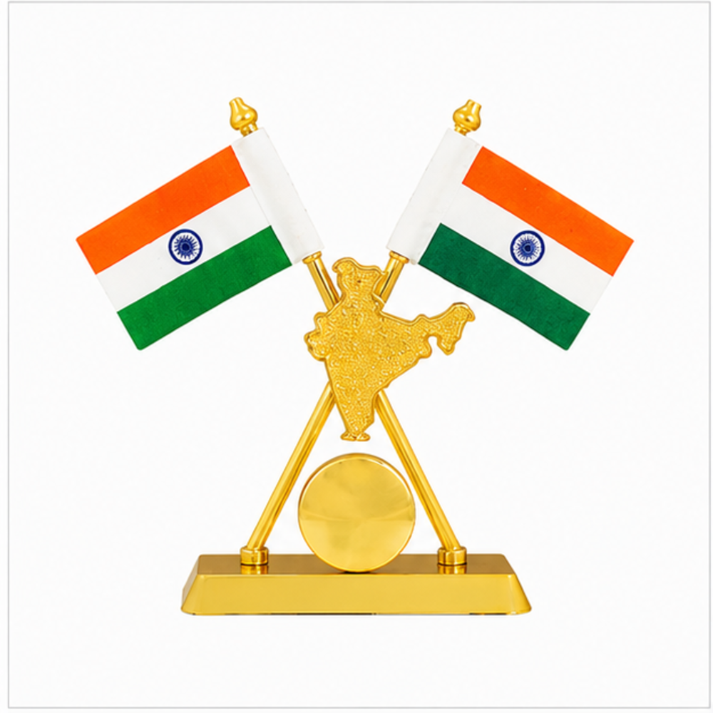 India Map Medal Table Flag Stand