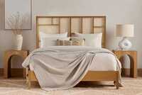 Cane Bed With 2 Side Tables - Brand Name: Custom/handcrafted