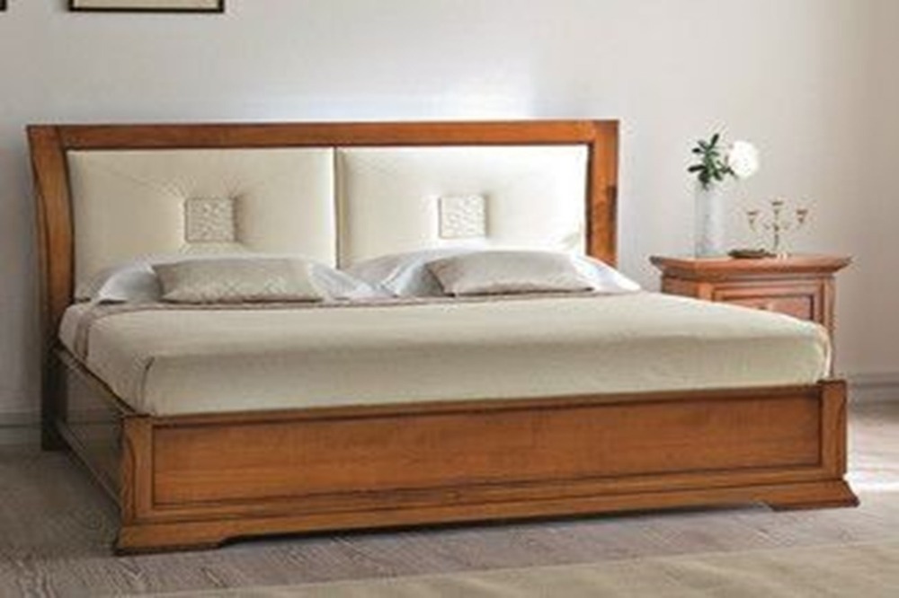 Mango Wood King Size Bed With Bed Side Table