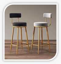 Golden Powder Coated Bar Chair