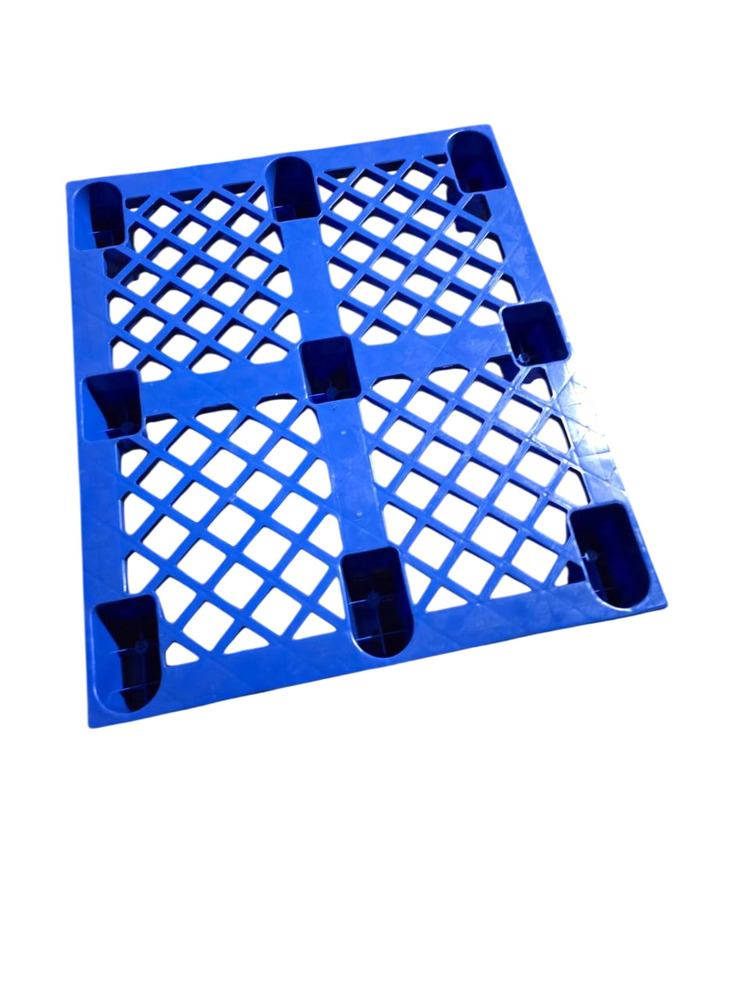 1000 x 1200 mm Blue 1 Ton Capacity Plastic Pallet