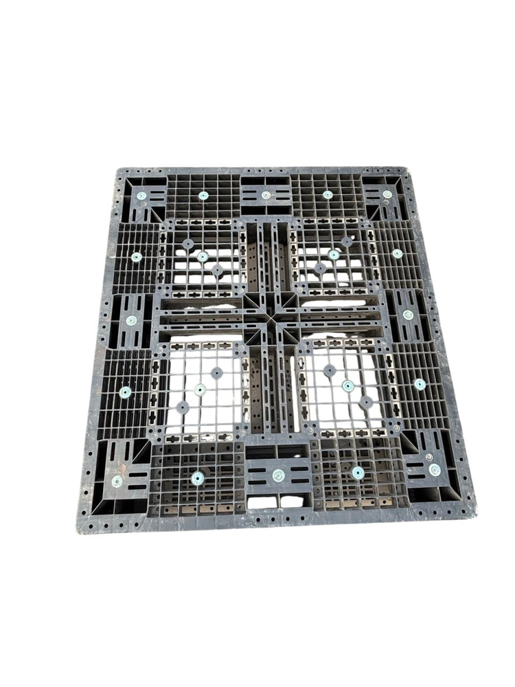 1100 x 1300 mm Black Plastic Pallet