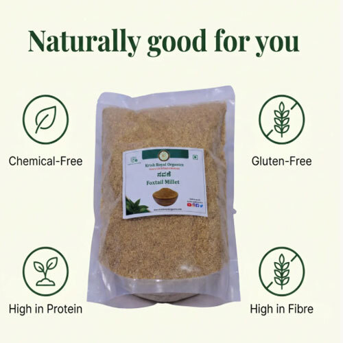 Foxtail Millet - High-Protein Siridhanya Millet (Navane) (500g)