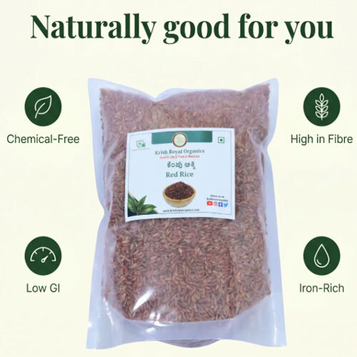 Red Rice (Raw) - Heritage High Fibre Red Rice (1kg)
