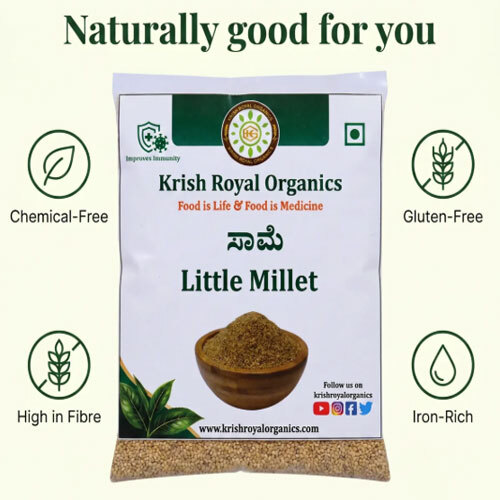 Little Millet - Fine Gluten-Free Siridhanya Millet (Saame) (500g)