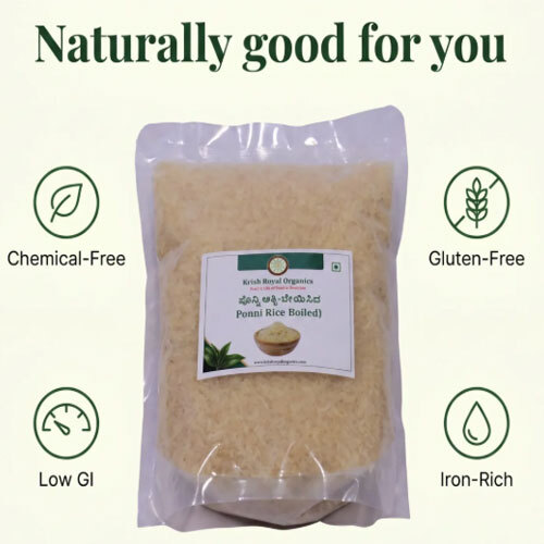 Ponni Rice (Boiled) - Light Parboiled Everyday Rice (1kg)
