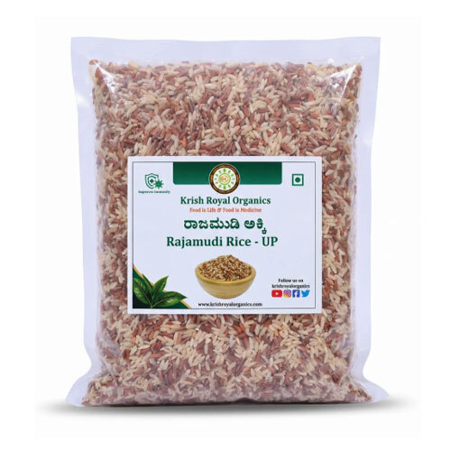 Rajamudi Rice (Raw) - Heritage Mysore Red Rice (1kg)