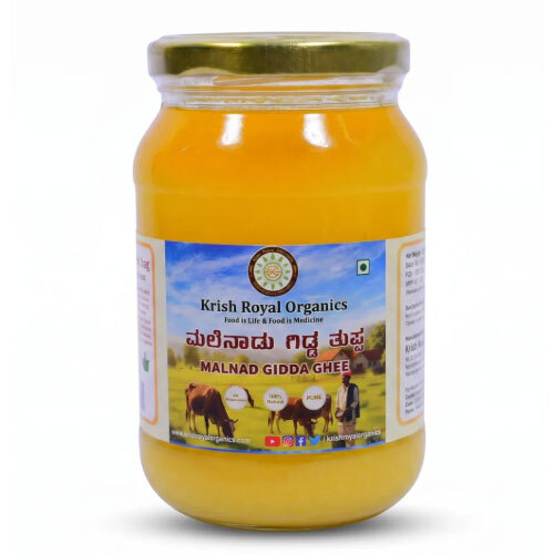 Malnad Gidda A2 Bilona Ghee - Forest-Grazed Desi Cow Ghee (300ml)