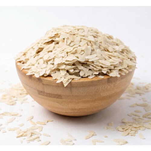 White Poha (Thick) - Firm Flattened Rice for Chivda (500g)