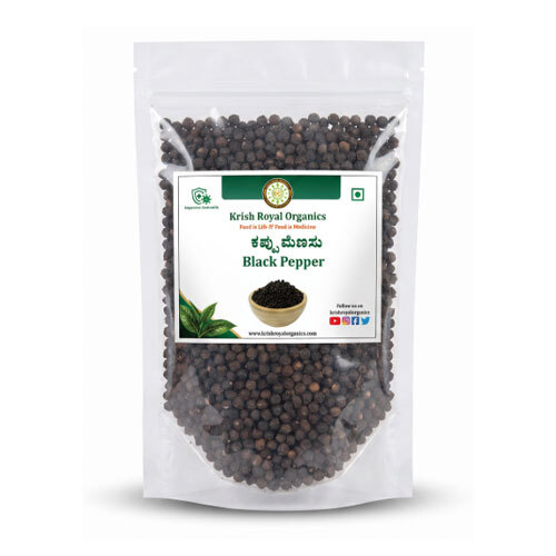 Black Pepper (Kali Mirch) - Whole Chemical-Free Peppercorns (100g)
