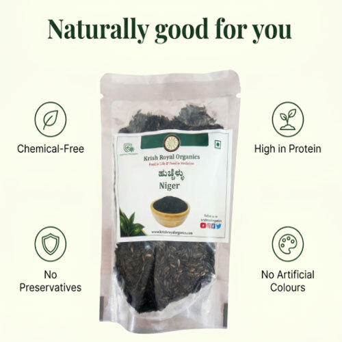 Niger Seeds (Huchchellu) - Traditional Karnataka Chutney Oilseed (100g)