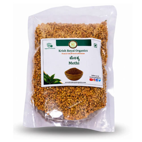 Methi (Fenugreek Seeds) - Chemical-Free Aromatic Seeds (100g)
