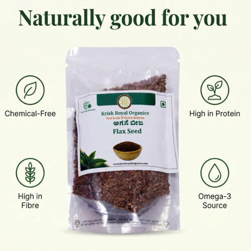 Flax Seeds (Alsi-Agase) - Omega-3 & Fibre Superfood Seeds (100g)