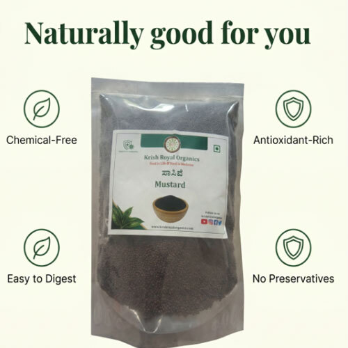 Mustard Seeds (Rai-Sasive) - Chemical-Free Tempering Seeds (100g)