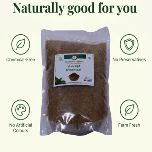Brown Sugar - Molasses-Rich Chemical-Free Sugar (1kg)