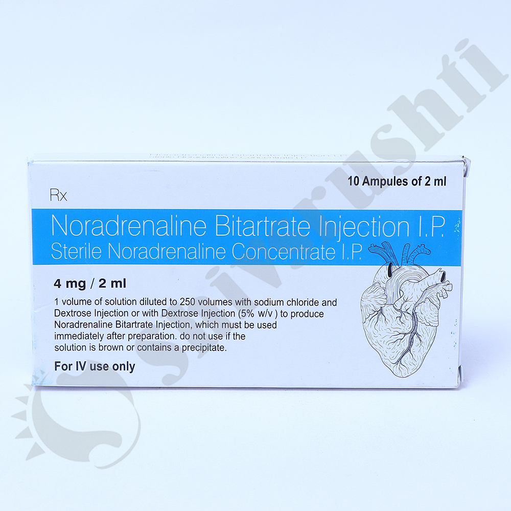 NORADENALINE BITRATE INJ 2ML