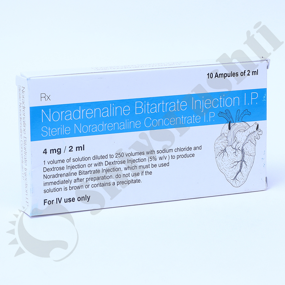 NORADENALINE BITRATE INJ 2ML