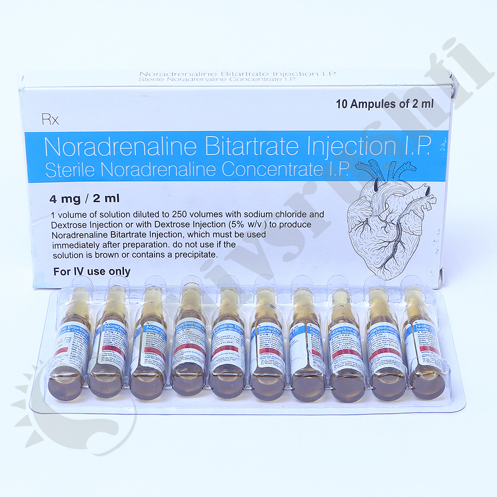 NORADENALINE BITRATE INJ 2ML