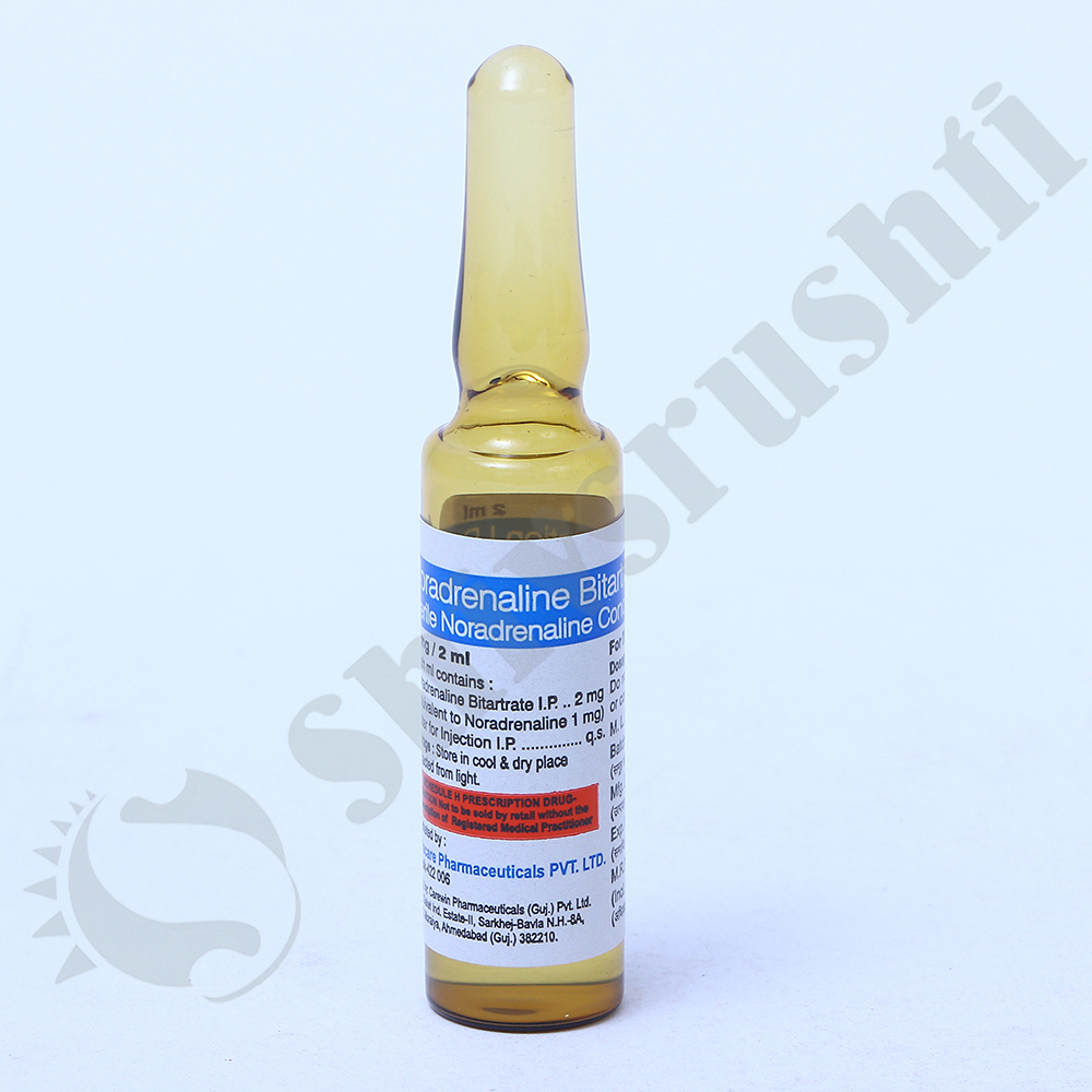 NORADENALINE BITRATE INJ 2ML