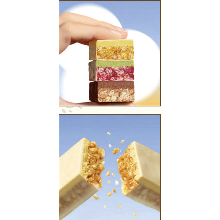 Double Decker Matcha Strawberry Flavour Protein Bar