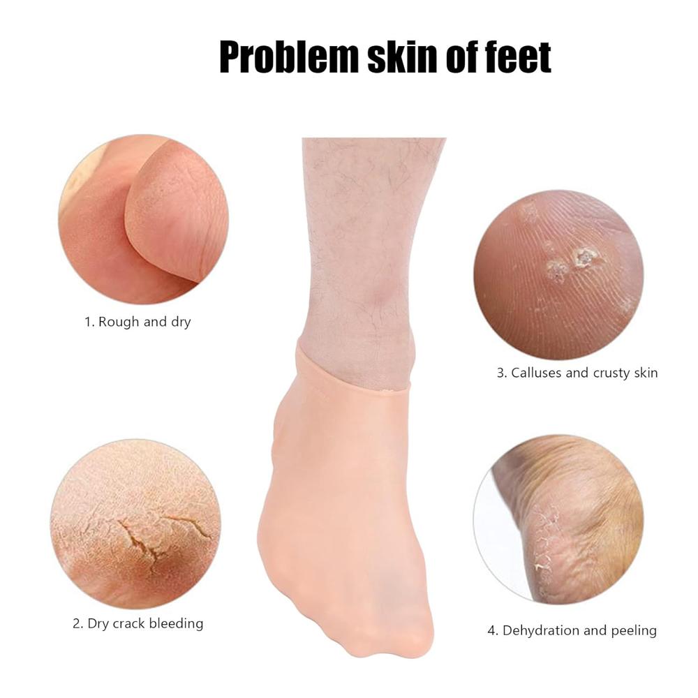 Silicone Soft Moisturizing Socks (1 Pair) - Application: As Per Product Requirement