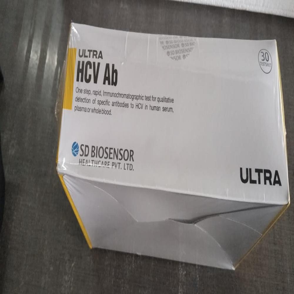 Hcv Rapid Test Kits - Plastic Cassette With Buffer, 30 Tests | Manual, Visual Color Display, Rapid Antibody Detection