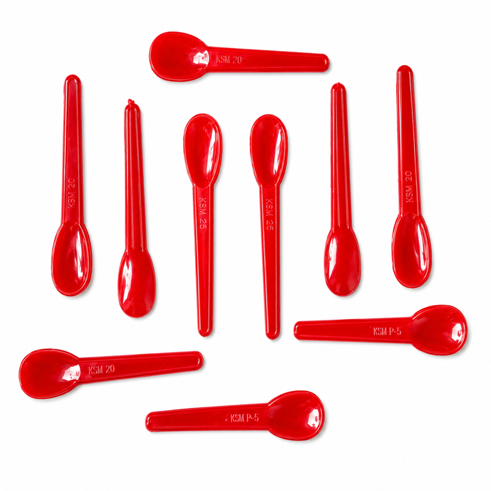 Biodegradable Disposable Spoon - Color: White