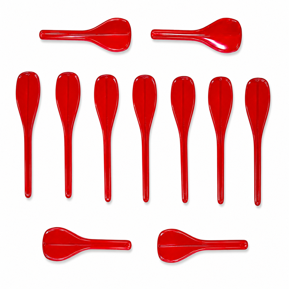 Biodegradable Disposable Spoon - Color: White