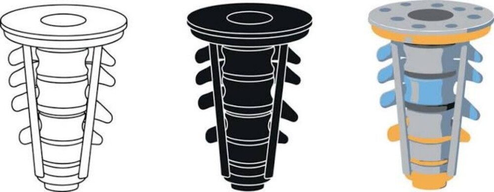 Dw Wall Anchor - Color: As Per Requirement