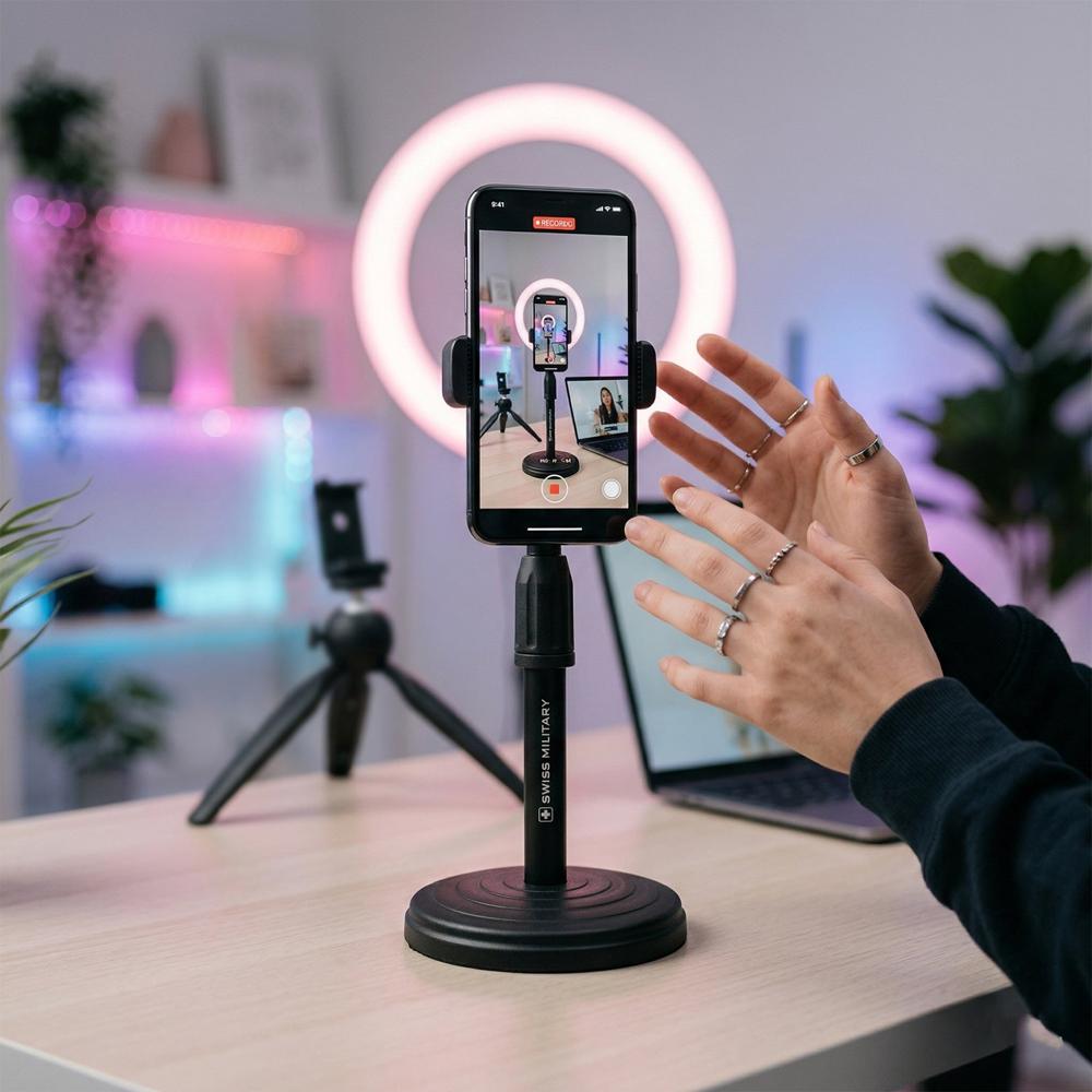 Adjustable 360 Rotating Mobile Phone Holder Stand 1 Pc
