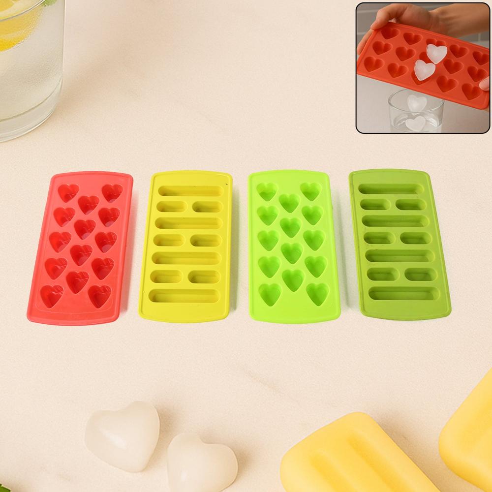 Plastic Ice Cube Tray Set (4 Pc) - Application: As Per Product Requirement