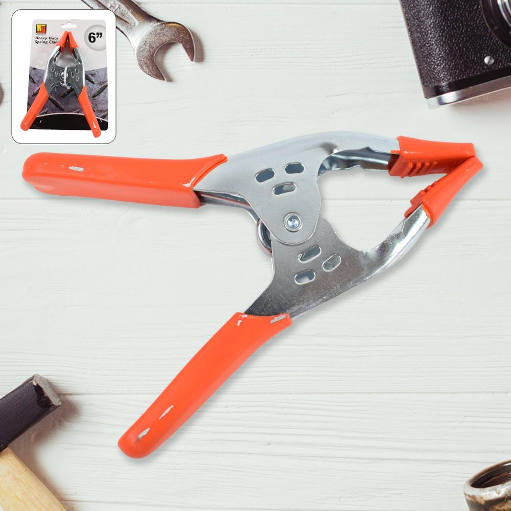 6 Inch Spring Clamps, Heavy Duty Spring Metal Spring Clamps (1 Pc) - Color: Industrial & Scientific