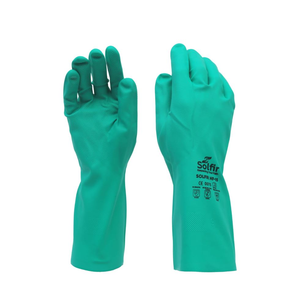 Solfir NF-15 Nitrile Industrial Chemical Gloves