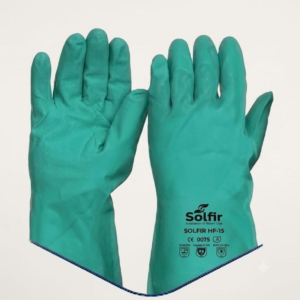 Solfir NF-15 Nitrile Industrial Chemical Gloves