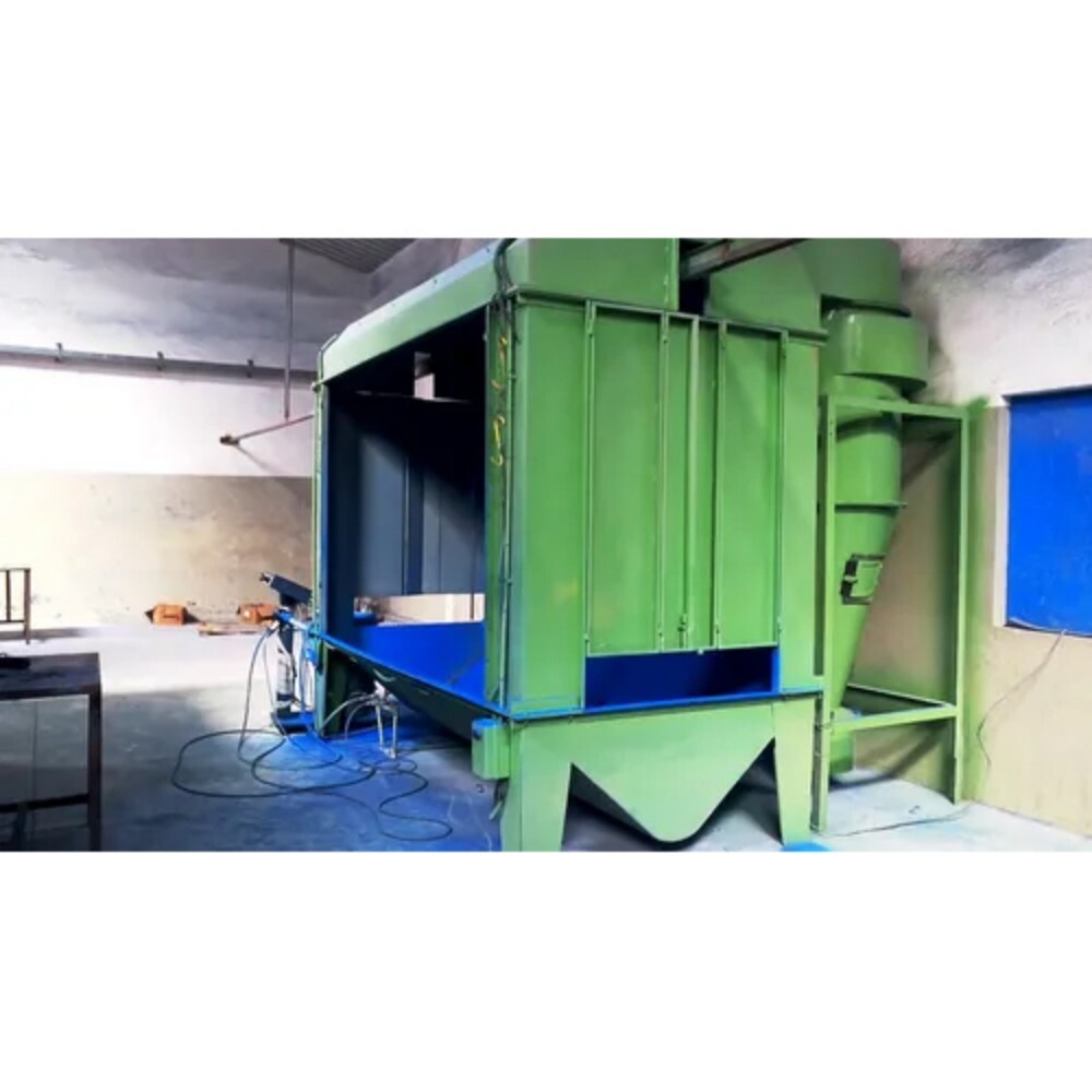 Powder Coating Booth - Industrial-grade, Portable, Green | Durable Design, 220-440 Volt, Painted Surface, Warranty Included