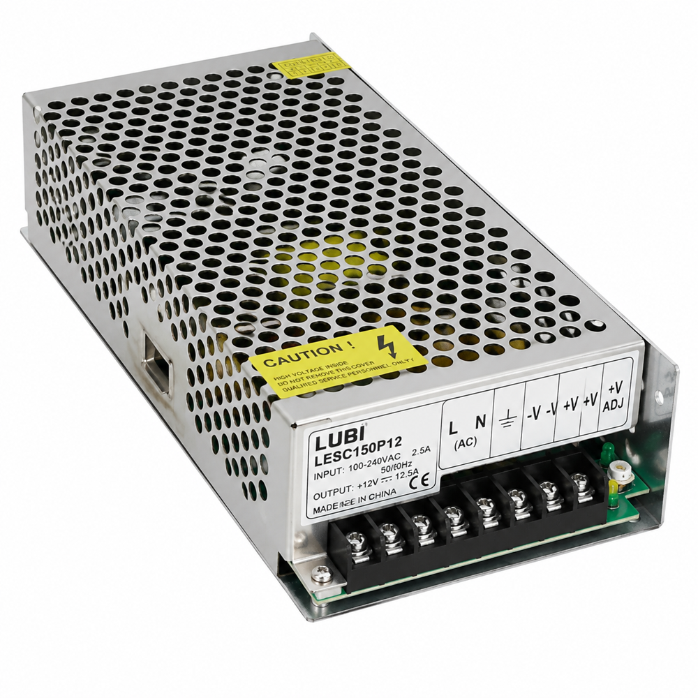 LUBI LESC150P12 12V 12.5A 150W Industrial Switching Power Supply SMPS