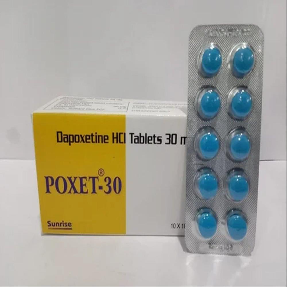 Poxet 30 Mg Tablets - Ingredients: Dapoxetine Hydrochloride