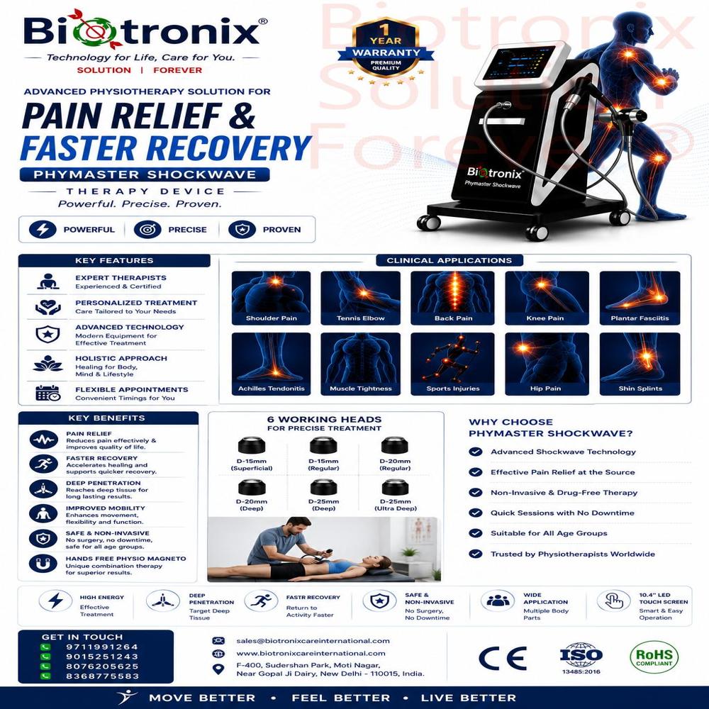 AIRSHOCK PRO Premium Shockwave Therapy Machine