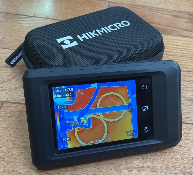 Hikmicro Pocket2 High-resolution Thermal Imaging Camera - 138.5x85.2x23.6mm, 256x192 Sensor, -20â°c To 400â°c Range | 3.5" Touchscreen, Wi-fi, Extended Battery, High Sensitivity