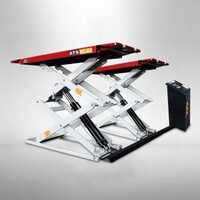 WHEELS FREE DOUBLE SCISSOR LIFT