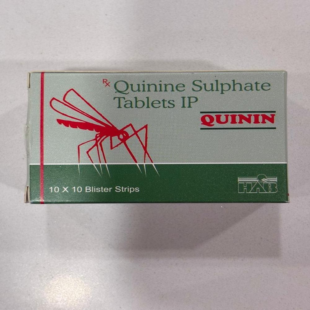 Quinine Sulfate 300 Mg Tablets - Life Span: 3 Years