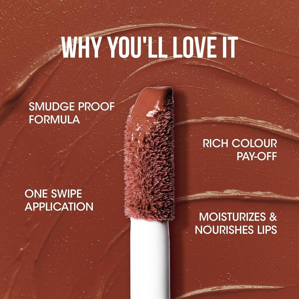 OG Beauty Coffee Cuddle Moisture Lock Liquid Lipstick (4.5 ML / 1 Pc)