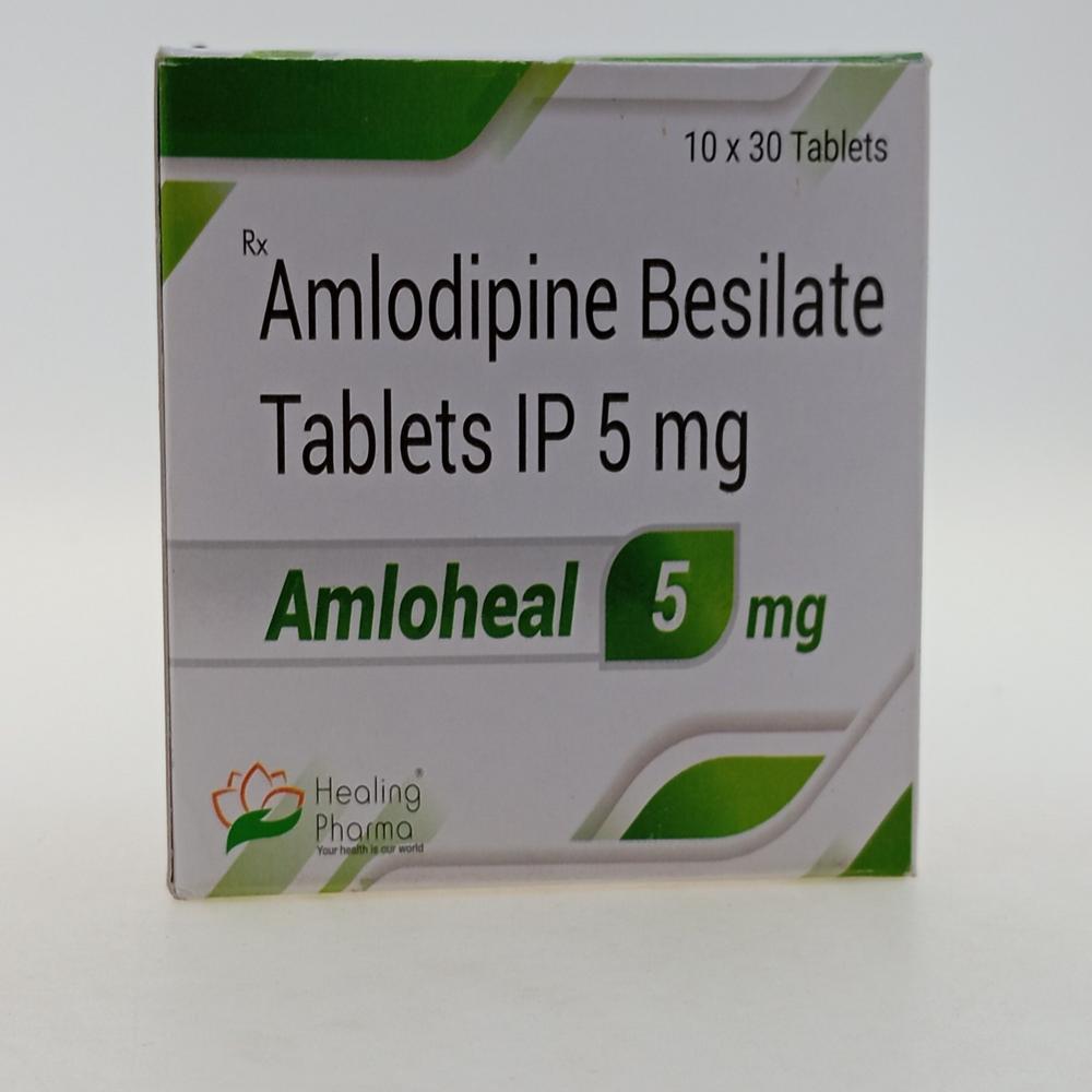 Amloheal 5Mg Tablets - Ingredients: Amlodipine (5Mg)