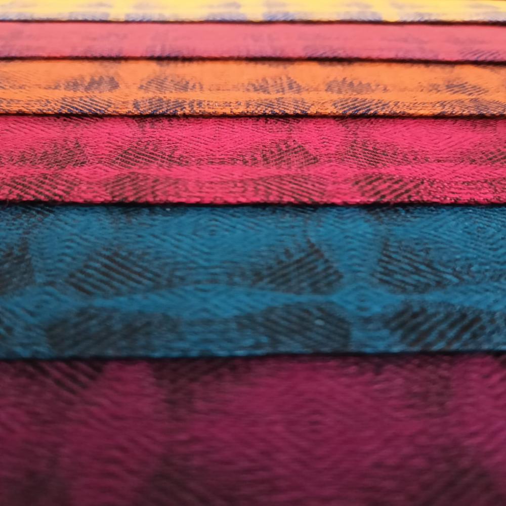 POLY LINEN JACQUARD FABRIC