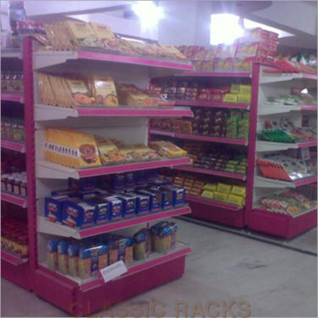 End Display Racks - Color: Pink