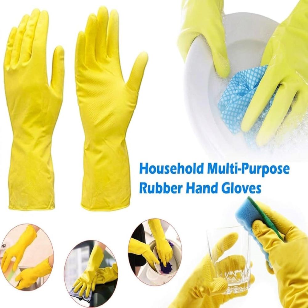 Hand Care Plus House Hold Rubber Gloves